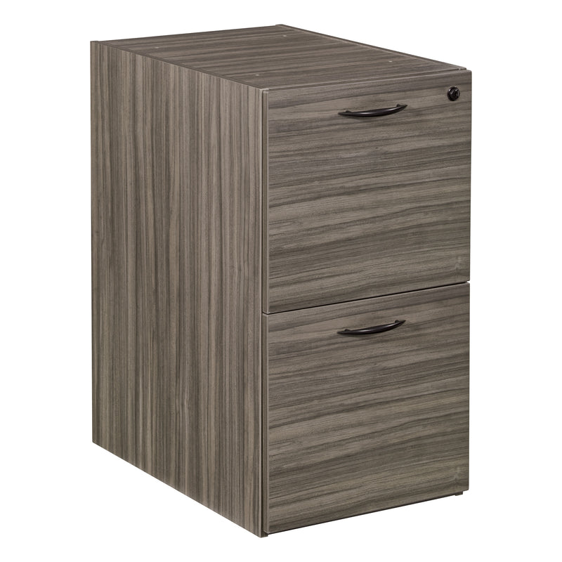Office Star Napa File/File Pedestal - Office File Pedestal in Urban Walnut