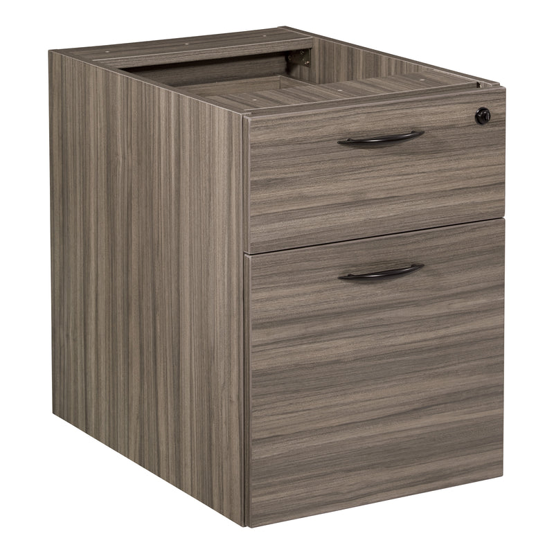 Office Star Napa Box/File Hanging Pedestal, 18"D - Hanging File Pedestal in Urban Walnut