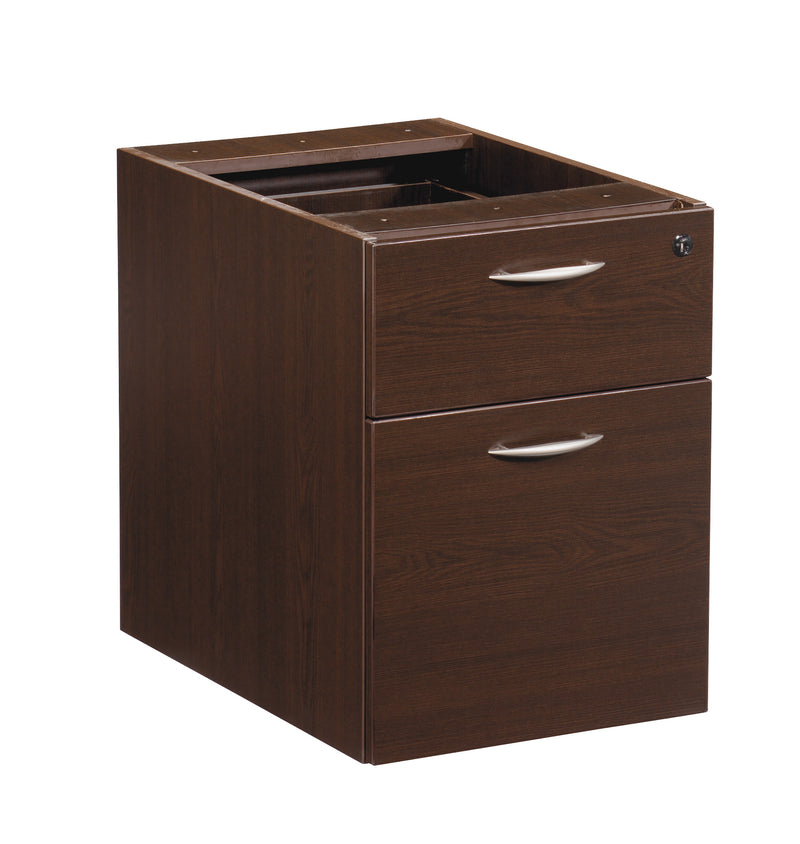 Office Star Napa Box/File Hanging Pedestal, 22"D - Hanging File Pedestal in Espresso