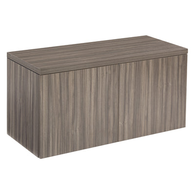 Office Star Napa Wall-Mount Overhead 36"X15"X17" - Office Desk in Urban Walnut