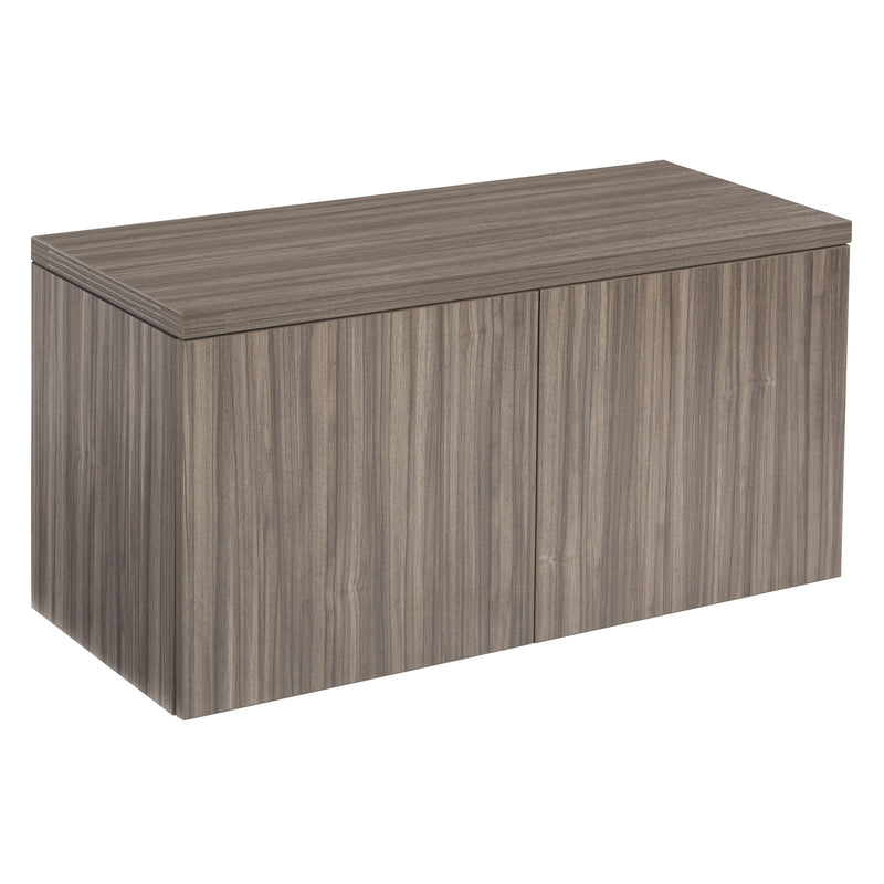 Office Star Napa Wall-Mount Overhead 36"X15"X17" - Office Desk in Urban Walnut