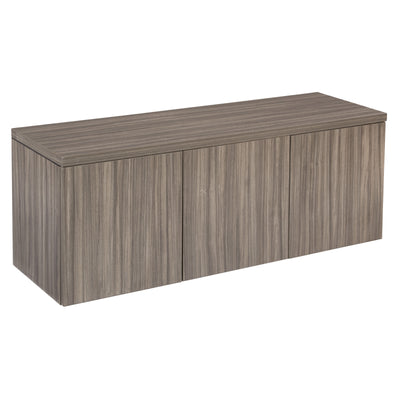 Office Star Napa Wall-Mount Overhead 48"X15"X17 - Office Desk in Urban Walnut