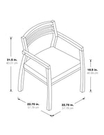 Napa Espresso Guest Chair