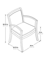Napa Mahogany Guest Chair