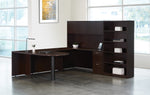 Office Star Napa U with Bullet + Bookcase 107X108 - Office Bookcase in Espresso