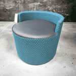 used Ofs Boost Round Ottomon W/ Backblue