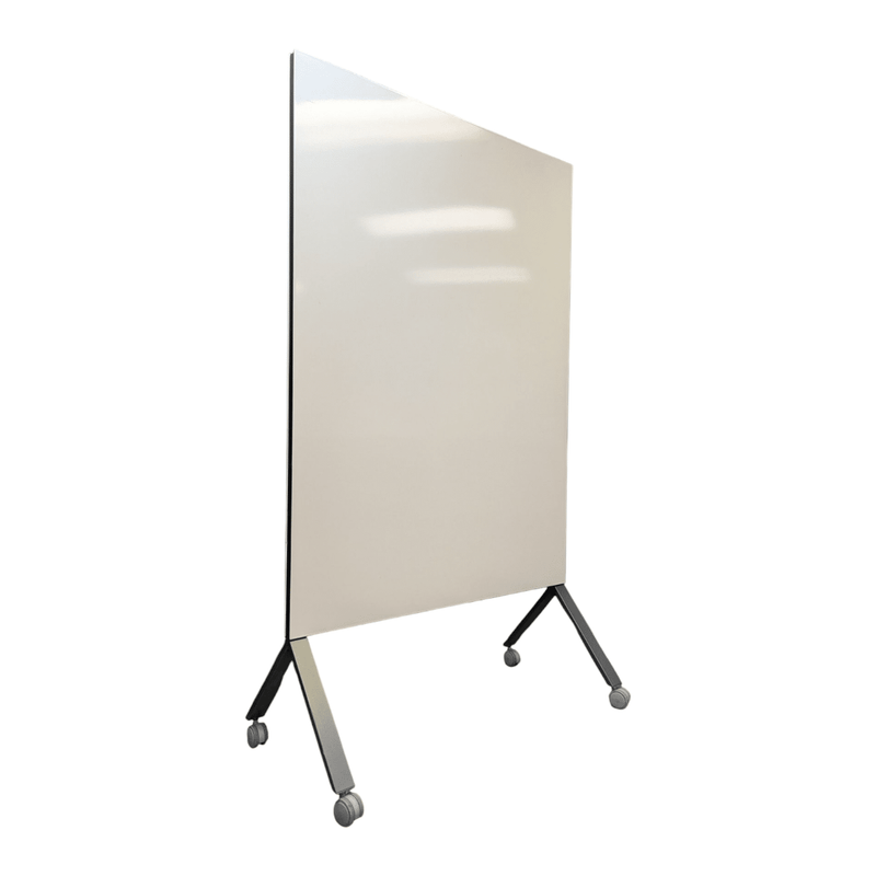 Double Sided Magnetic Mobile Whiteboard, 42inx58in