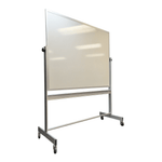 Double sided mobile whiteboard