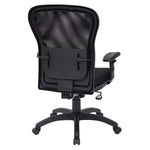 BLACK MESH HIGH BACK CHAIR WITH 2 TO 1 SYNCHRO TILT CONTROL