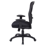 BLACK MESH HIGH BACK CHAIR WITH 2 TO 1 SYNCHRO TILT CONTROL