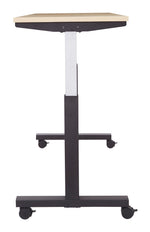 Office Star Adjustable TBL 2/CTNS MPL TOP/BLK BASE 72X24 KD - Office Table in Maple/Black