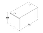 OSP 60” Writing Desk - Writing Desk in Black