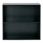 OSP Prado 30" 2 Shelf Bookcase - 2-Shelf Office Bookcase in Black