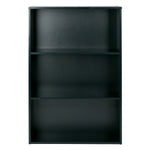 OSP Prado 48" 3-Shelf BookCase - 3-Shelf Office Bookcase in Black