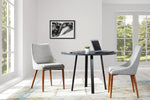OSP Prado Round Conference Table - Conference Room Table in Black