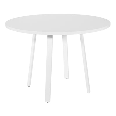 OSP Prado 42" Round Conference Table - Conference Room Table in White