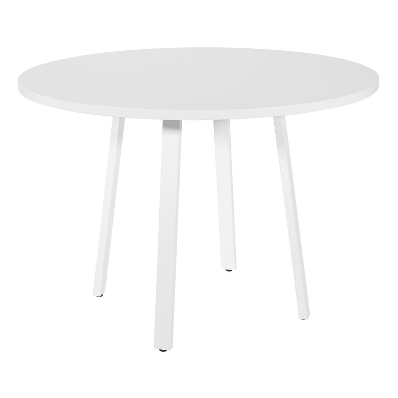 OSP Prado 42" Round Conference Table - Conference Room Table in White