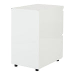 Office Star 22" Closed Top Mobil Pedestal - Office File Pedestal in White