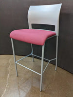 Used Steel Case COBI – GREY/PLUM SEAT BARSTOOL