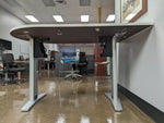 Used Steelcase Bar Height 4×6 Half Moon Tablewith Power