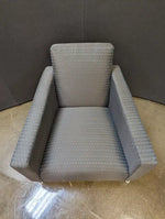 Used Hbf Loung Ch – Brown & Bluemetal Legs