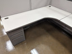 Pre-Owned AllSteel Workstation 6x5.5 | Complete BBF Storage Solution | Durable Office Furniture
