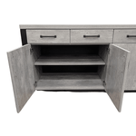 NBF Storage Credenza in Grey Limestone Laminate