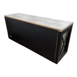 NBF Storage Credenza in Grey Limestone Laminate
