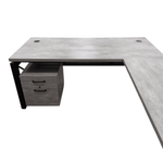 NBF L-Shape Desk with Ped and Power
