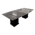 8ft Granite Top Conference Table with Power