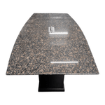 8ft Granite Top Conference Table with Power
