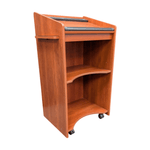 Cherry Laminate Mobile Podium