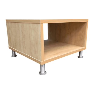 Steelcase Maple Jenny End Table, Grey Feet