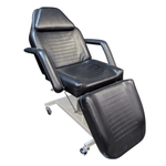 Black Vinyl Hydraulic Chair and Stool