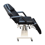 Black Vinyl Hydraulic Chair and Stool