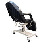 Black Vinyl Hydraulic Chair and Stool