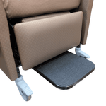 Sequin Bronze Champion Infusion Transport Manual Recliner with Heat & 5" Casters