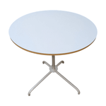 Harter White Oval Top End Table 20x14x26