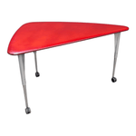 Pre-Owned Herman Miller Red Triangular Mobile Table – 54×36