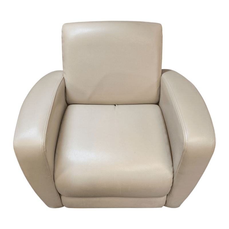 National Reno Tan Leather Lounge Chair