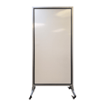 Lorell 3x6 Mobile Whiteboard with Grey Frame