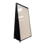 Pre-Owned Steelcase A-Frame Whiteboard with Tackboard 36.25"x23.75"x76" | Mobile Presentation Solution