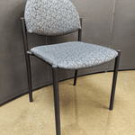 used Global Grey Circle Stack Chair