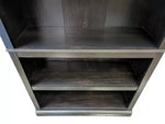 used 4 shelf black bookcase