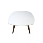 Used jsi 48x48 white table with beech jsi white table