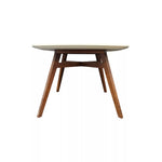 Used jsi 48x48 white table with beech jsi white table