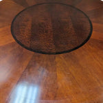Used 42" Round Cherry Table with Square Base
