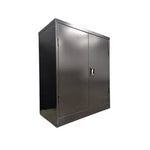 Used 36 inch Black Metal Storage Cabinet 18X42