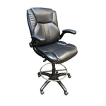 Used Officiant Bar Height Black Task Chair