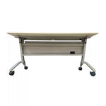 Used NDI Nesting flip top training table 60x30 white top/grey base